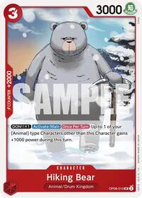 Hiking Bear #OP08-010