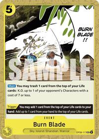 Burn Blade #OP08-117