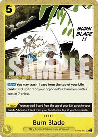 Burn Blade #OP08-117