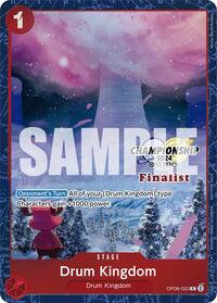 Drum Kingdom (Championship 2024 Finalist Card Set) #OP08-020