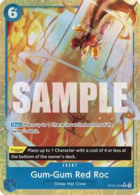 Gum-Gum Red Roc (Alternate Art) #OP04-056