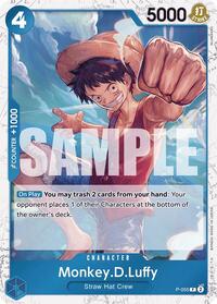 Monkey.D.Luffy (P-055) (Jolly Roger Foil) #P-055