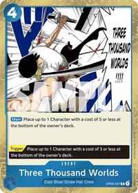 Three Thousand Worlds (Jolly Roger Foil) #OP03-057