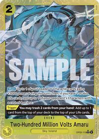 Two-Hundred Million Volts Amaru (Alternate Art) #OP05-115