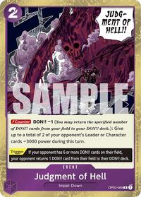 Judgment of Hell (Jolly Roger Foil) #OP02-089