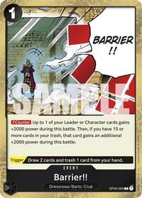 Barrier!! (Jolly Roger Foil) #OP04-095