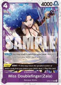 Miss Doublefinger(Zala) (Jolly Roger Foil) #OP05-073