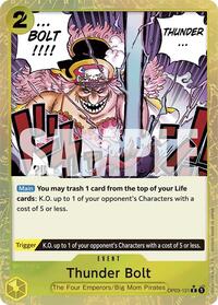 Thunder Bolt (Textured Foil) #OP03-121