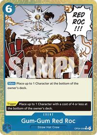Gum-Gum Red Roc (Textured Foil) #OP04-056