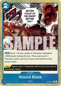 Hound Blaze (Textured Foil) #OP05-057