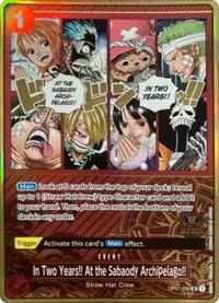 In Two Years!! At the Sabaody Archipelago!! (One Piece Japanese Version 2nd Anniversary Set) #OP01-030