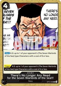 There's No Longer Any Need for the Seven Warlords of the Sea!!! #OP10-096