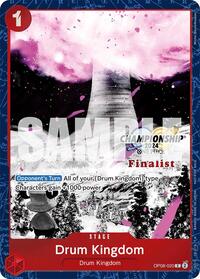 Drum Kingdom (Championship 2024 Finalist Card Set Vol. 2) #OP08-020