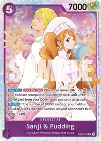 Sanji & Pudding #EB02-035
