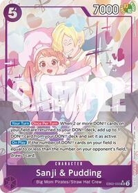 Sanji & Pudding (Alternate Art) #EB02-035
