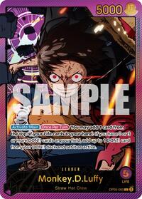 Monkey.D.Luffy (SP) #OP05-060