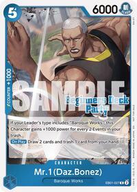 Mr. 1 (Daz.Bonez) (Beginners Deck Party [ST-23] - [ST-28] Participation Pack) #EB01-027