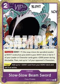 Slow-Slow Beam Sword (Judge Pack Vol. 6) #OP07-076