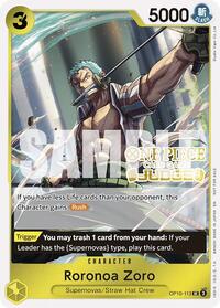 Roronoa Zoro (Judge Pack Vol. 6) #OP10-113