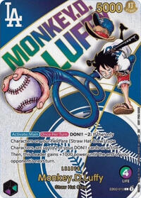 Monkey.D.Luffy (010) (Dodgers x ONE PIECE) #EB02-010