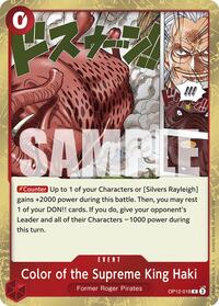 Color of the Supreme King Haki #OP12-018