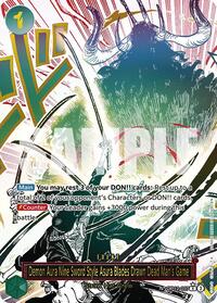 Demon Aura Nine Sword Style Asura Blades Drawn Dead Man's Game (Alternate Art) #OP12-037