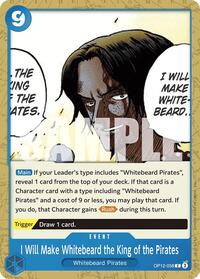 I Will Make Whitebeard the King of the Pirates #OP12-058
