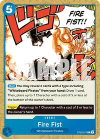Fire Fist #ST22-017