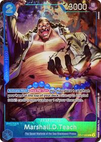 Marshall.D.Teach (Seven Warlords of the Sea Binder Set) #ST17-005