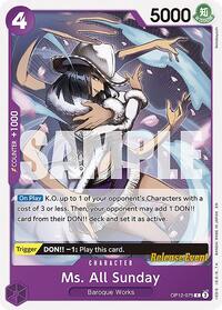 Ms. All Sunday #OP12-075