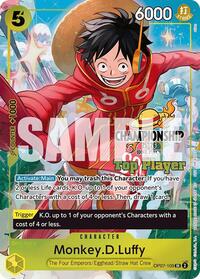 Monkey.D.Luffy (CS 25-26 Top Player Pack) #OP07-109