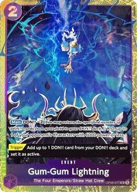 Gum-Gum Lightning (Premium Card Collection -Best Selection Vol. 4-) #OP09-077
