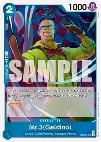 Mr.3(Galdino) - PRB02-009 #PRB02-009