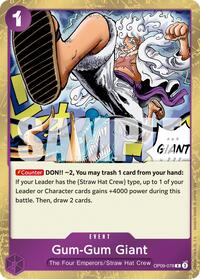 Gum-Gum Giant (Reprint) #OP09-078