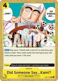 Did Someone Say...Kami? (Reprint) #EB01-060