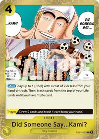 Did Someone Say...Kami? (Pirate Foil) #EB01-060