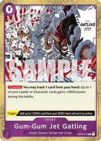 Gum-Gum Jet Gatling (Reprint) #OP03-072