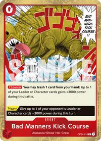 Bad Manners Kick Course (Reprint) #OP04-016