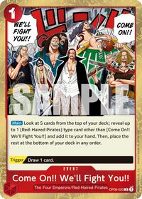 Come On!! We'll Fight You!! (Reprint) #OP09-020