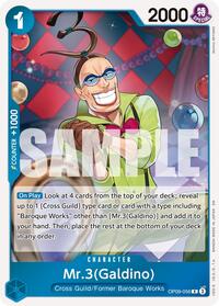Mr.3(Galdino) - OP09-056 (Reprint) #OP09-056
