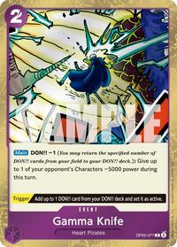 Gamma Knife (Pirate Foil) #OP05-077