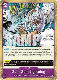 Gum-Gum Lightning (Pirate Foil) #OP09-077