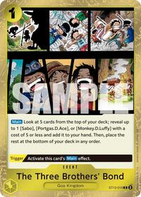 The Three Brothers' Bond (Pirate Foil) #ST13-019