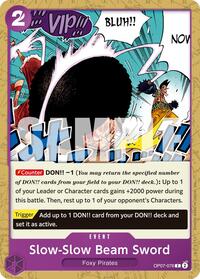 Slow-Slow Beam Sword (Reprint) #OP07-076