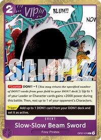 Slow-Slow Beam Sword (Pirate Foil) #OP07-076