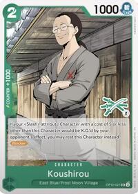 Koushirou (Zoro Deck) #OP12-027