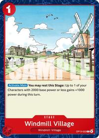 Windmill Village #OP13-022