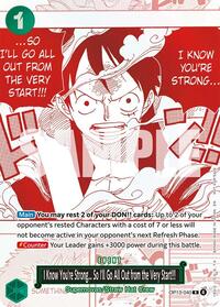 I Know You're Strong... So I'll Go All Out from the Very Start!!! (3rd Anniversary Treasure Campaign Pack) #OP13-040