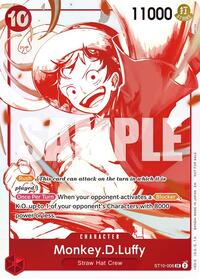 Monkey.D.Luffy - ST10-006 (3rd Anniversary Treasure Campaign Pack) #ST10-006