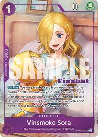Vinsmoke Sora (CS 25-26 Finalist Card Set 2) #OP06-063